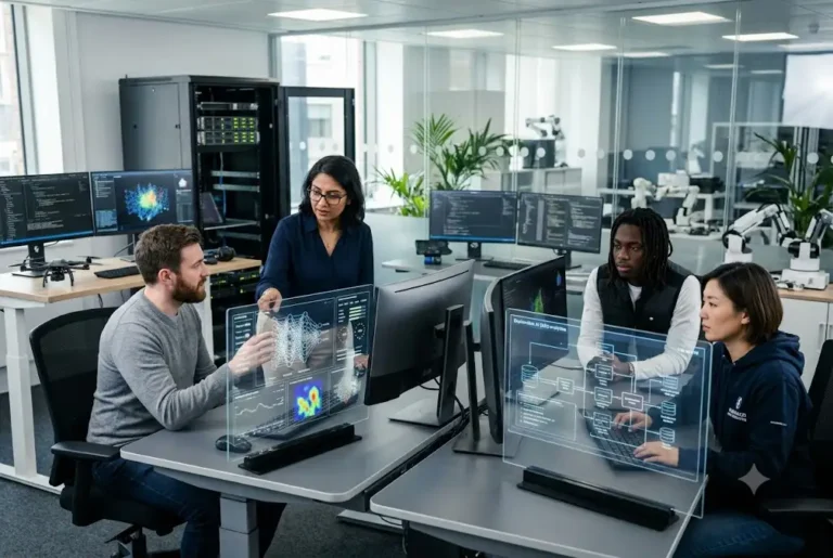 Data scientists working with interpretable machine learning and explainable artificial intelligence systems