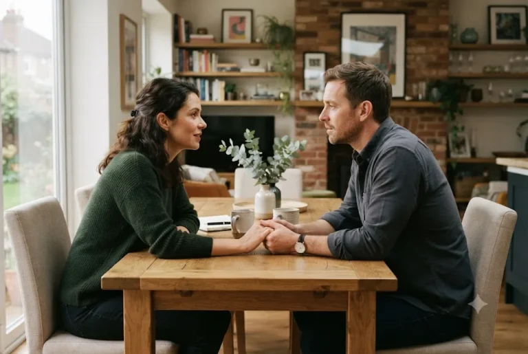 Married couple discussing how to save your marriage through honest communication