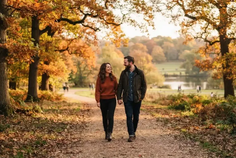 Couple illustrating love vs being in love through trust and lasting emotional connection