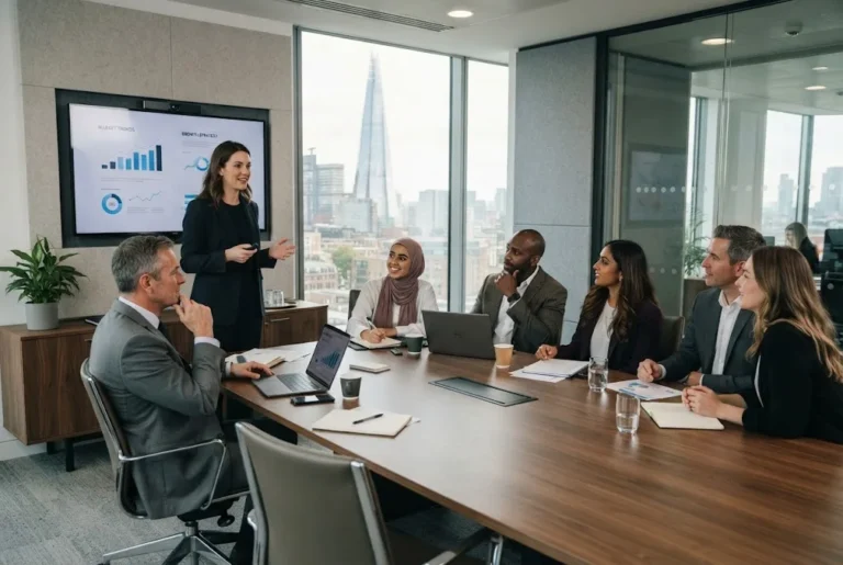 Business Communication Strategies for Better Results Business communication strategies during a professional presentation